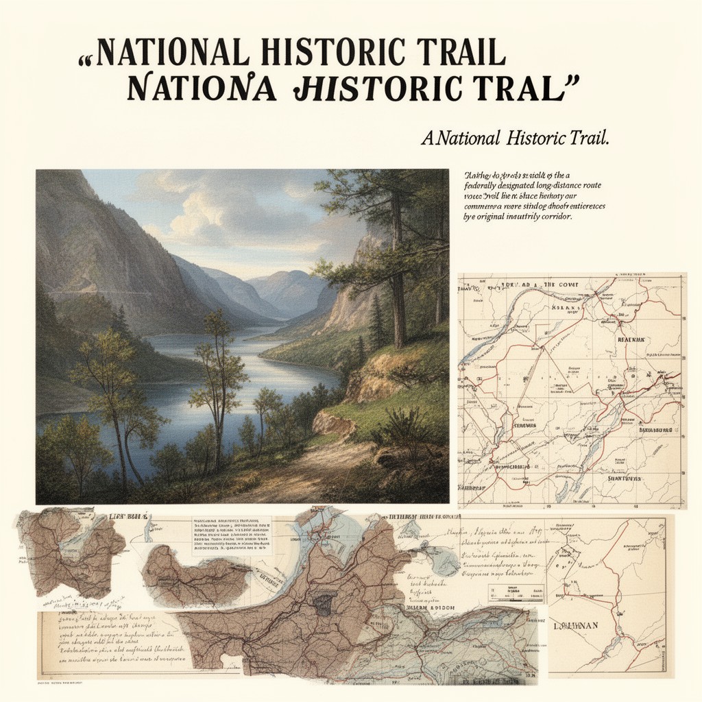 AI-generated illustration of National Historic Trail