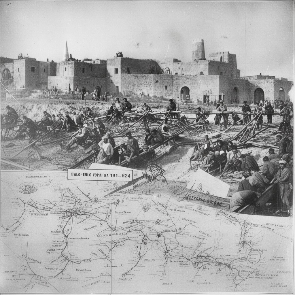 AI-generated illustration of Italo-Turkish War