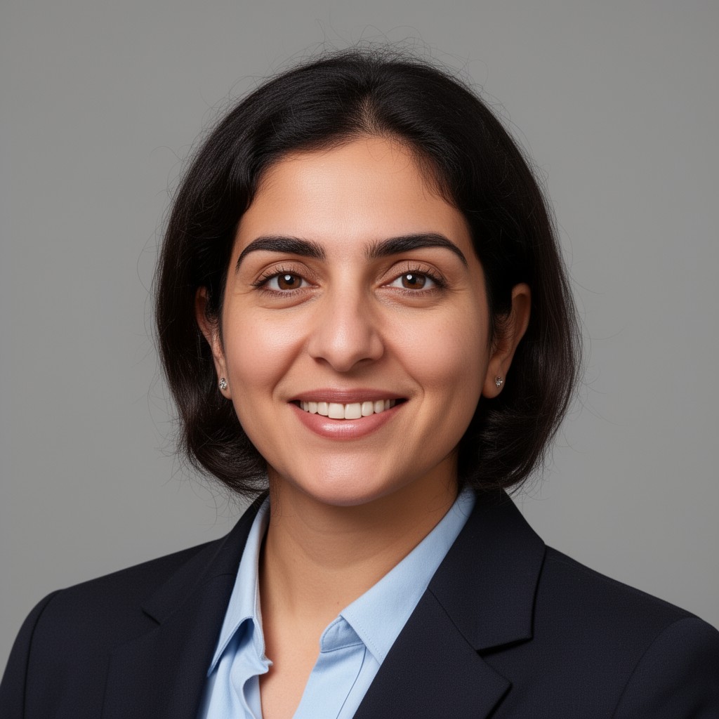 AI-generated illustration of Bassma Al Jandali