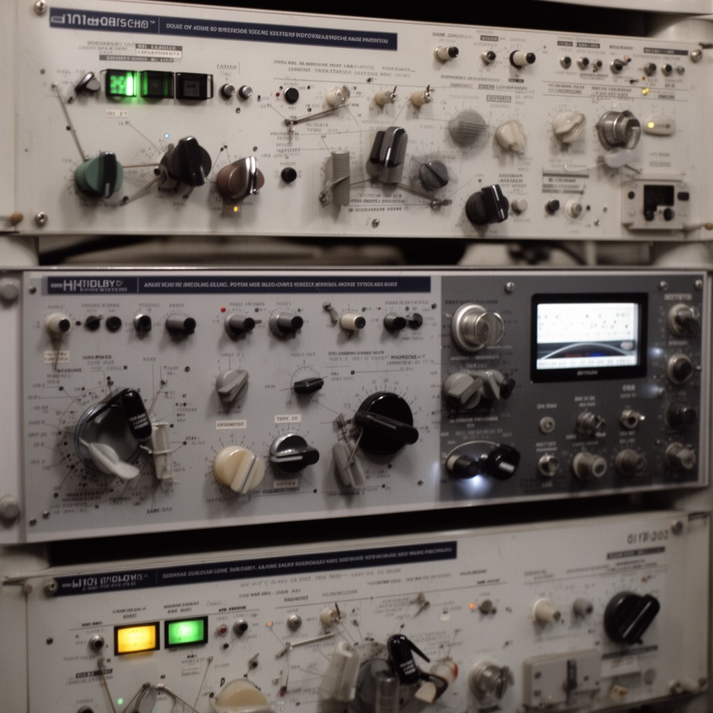 AI-generated illustration of Dolby A-type noise reduction