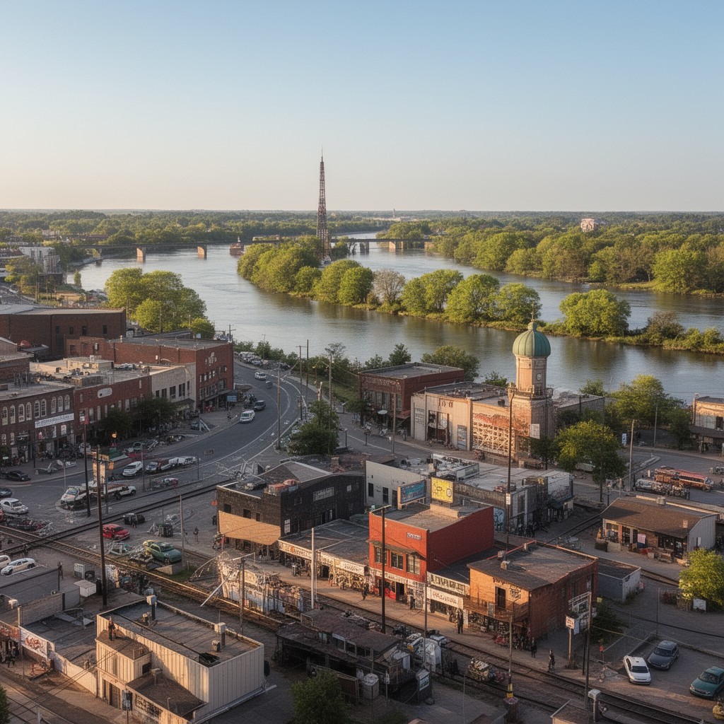AI-generated illustration of Muskogee