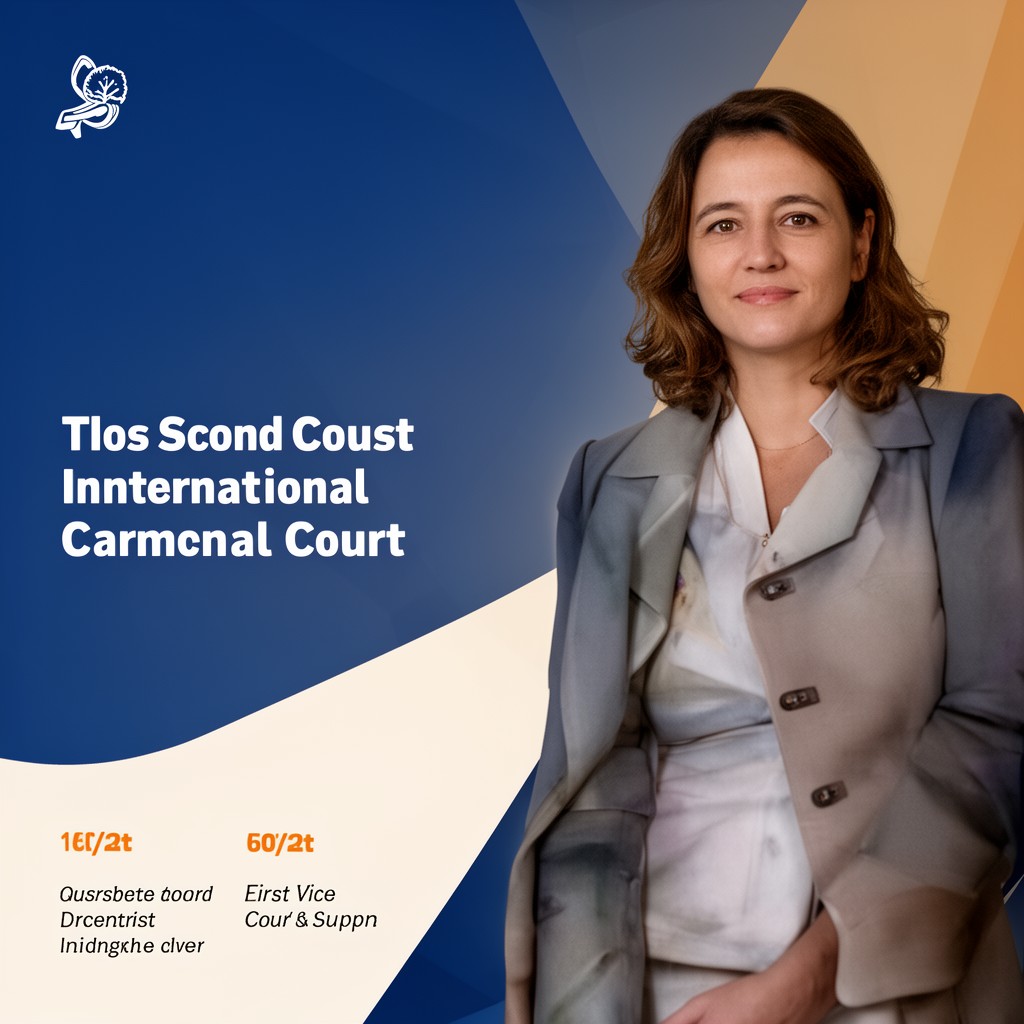 AI-generated illustration of Second Vice-President of the International Criminal Court