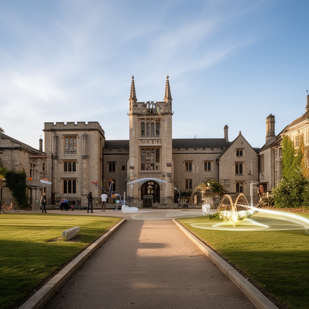 AI-generated illustration of University of Bath