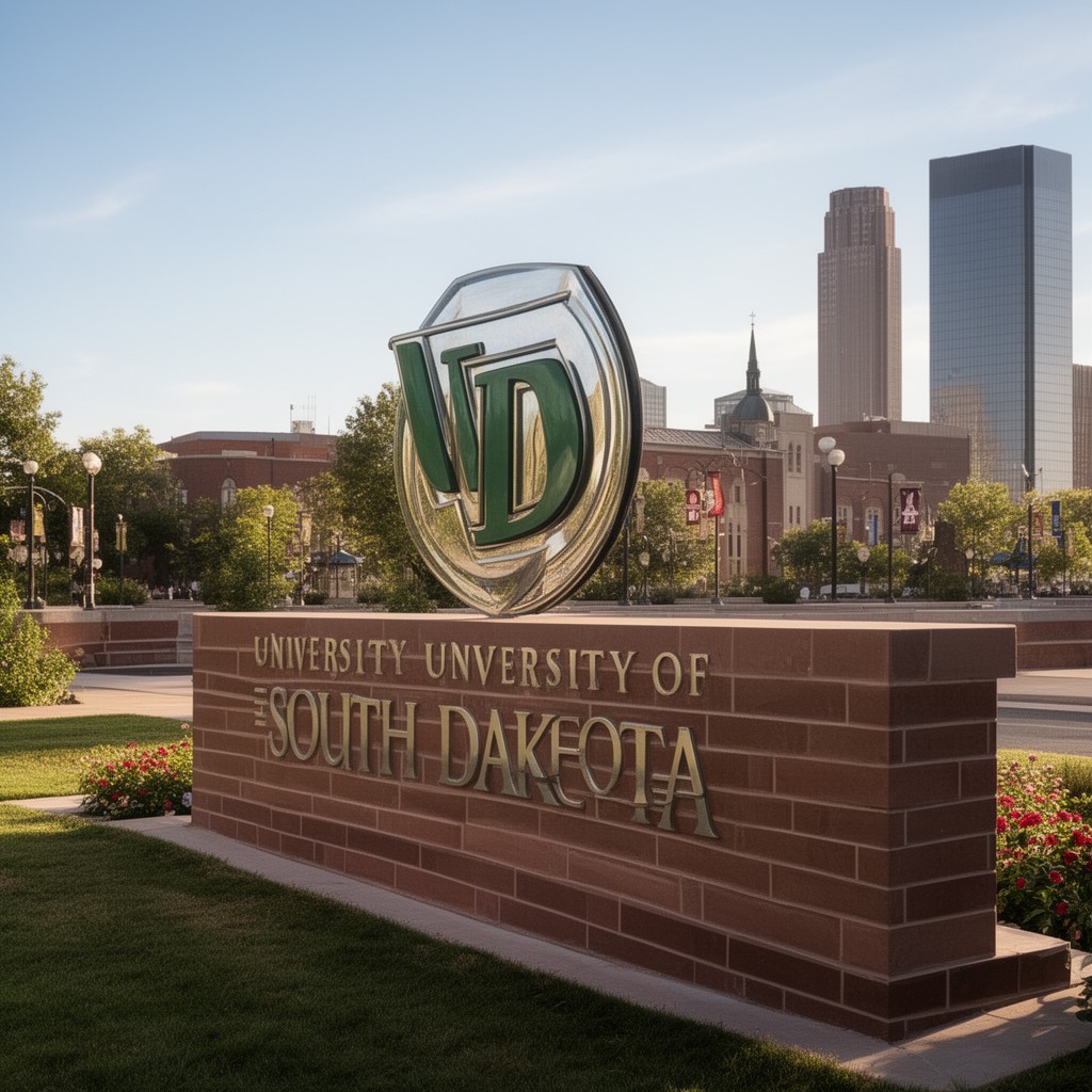 AI-generated illustration of University of South Dakota
