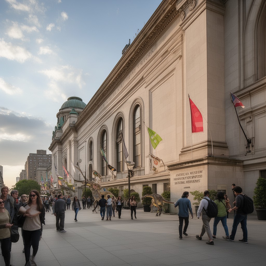 AI-generated illustration of American Museum of Natural History