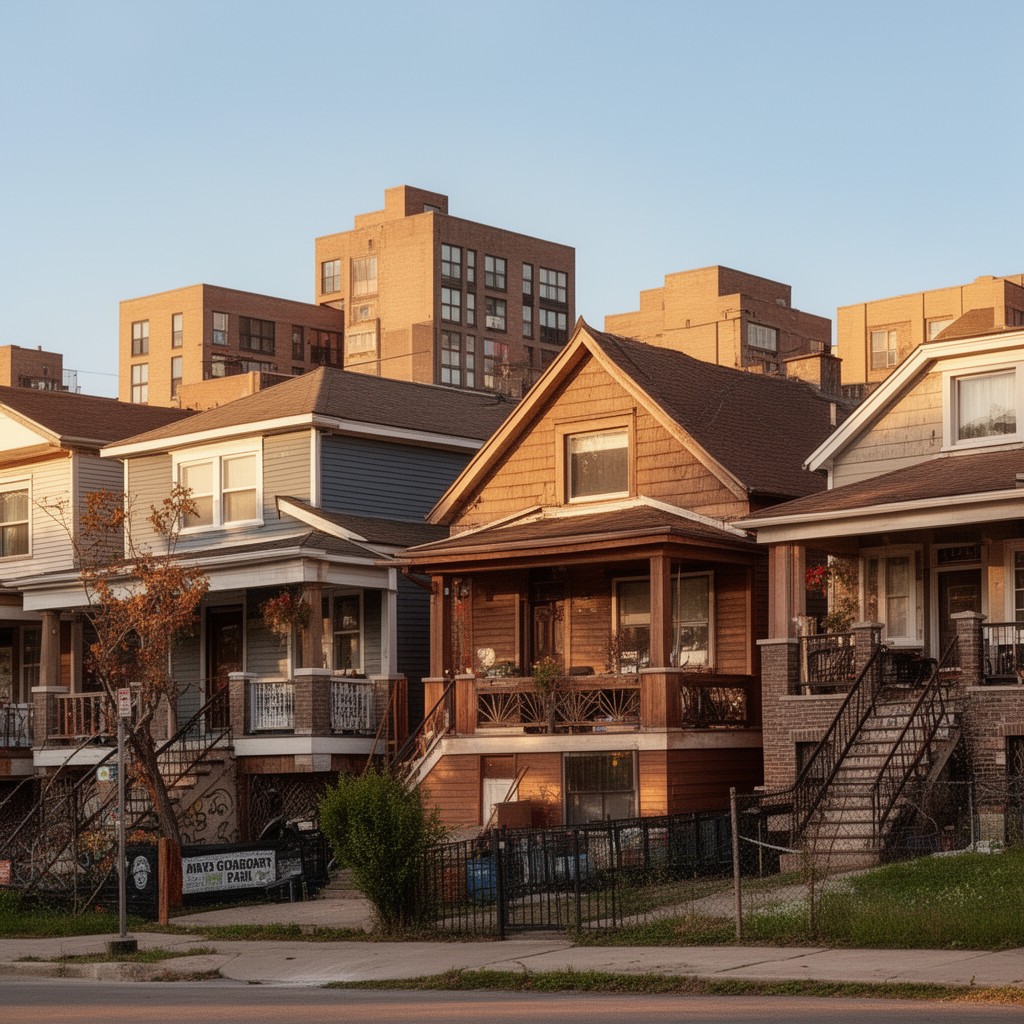 AI-generated illustration of Chicago Lawn