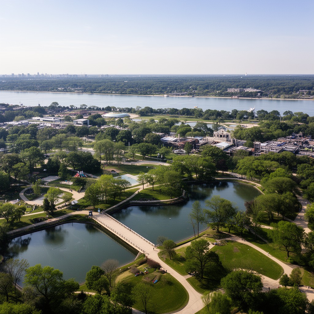 AI-generated illustration of Jackson Park