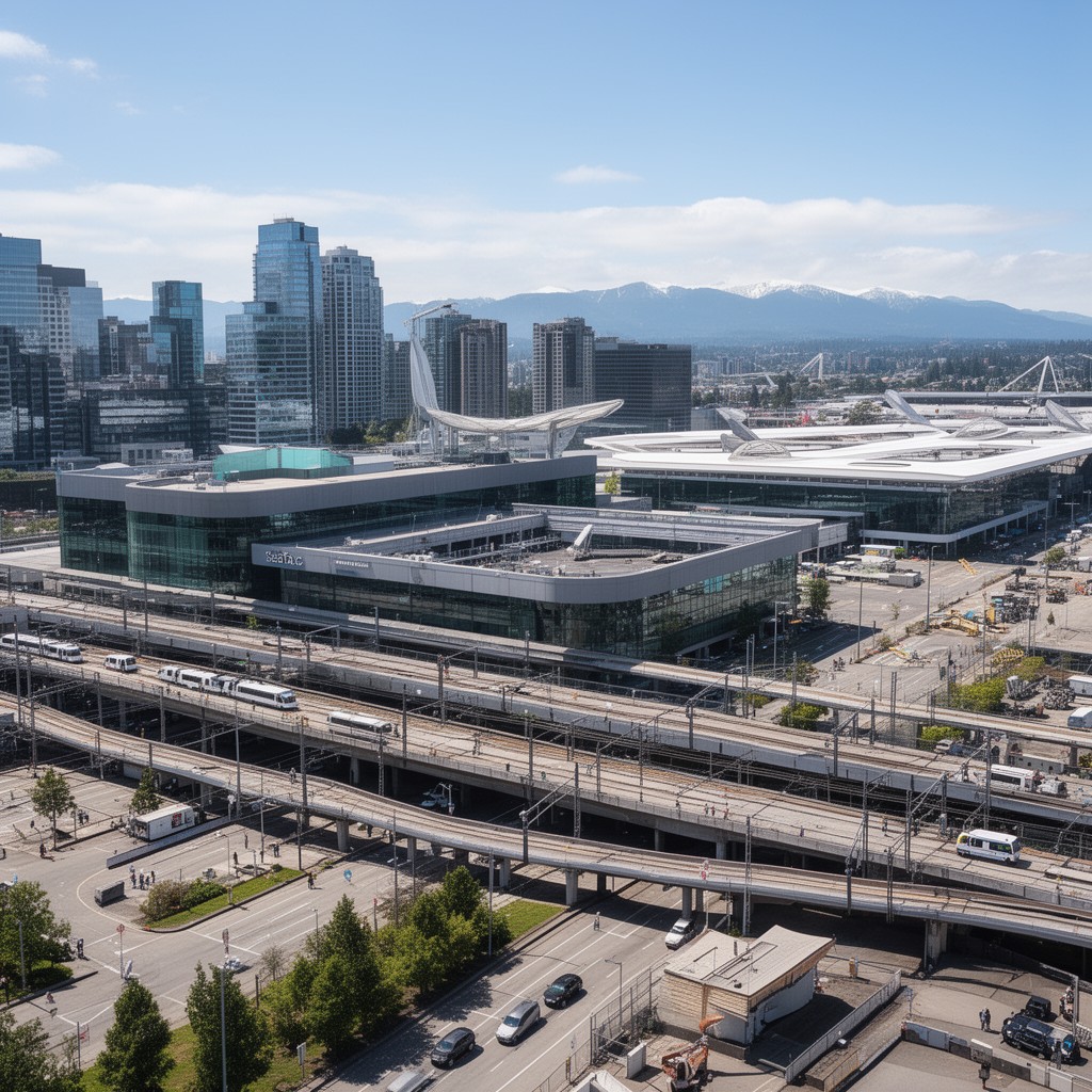 AI-generated illustration of SeaTac