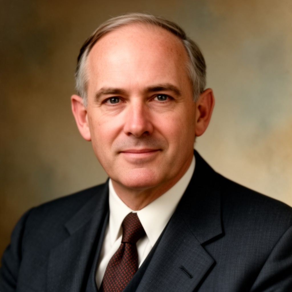 AI-generated illustration of Charles Hoover