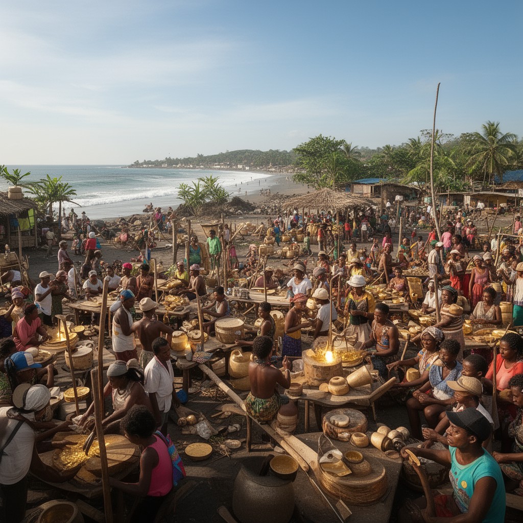 AI-generated illustration of Tumaco