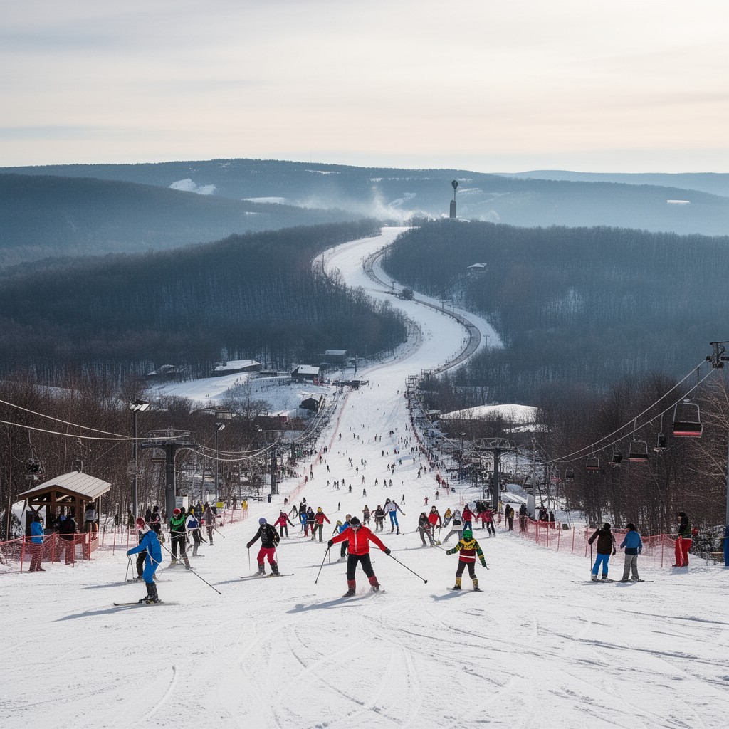 AI-generated illustration of Hidden Valley Ski Area (Missouri)