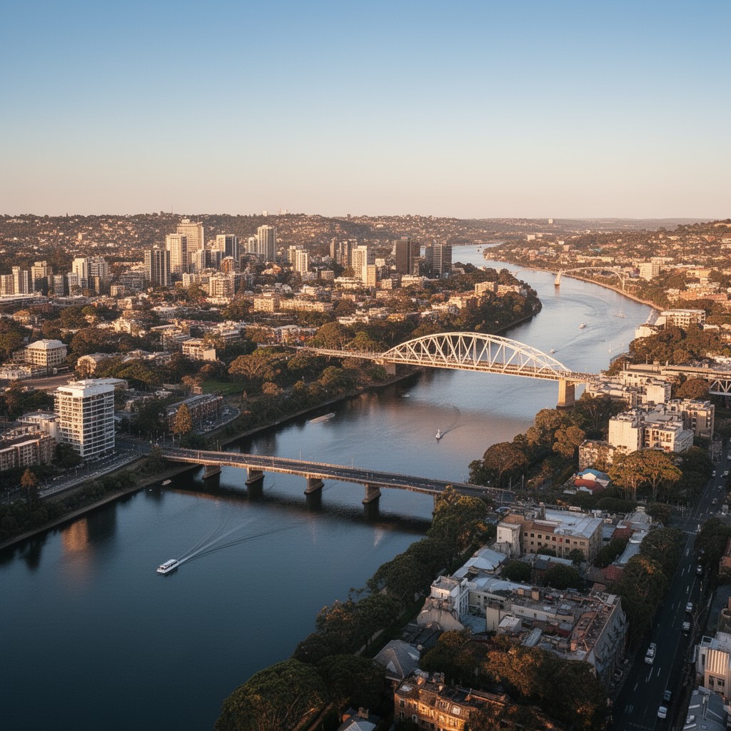 AI-generated illustration of Parramatta River