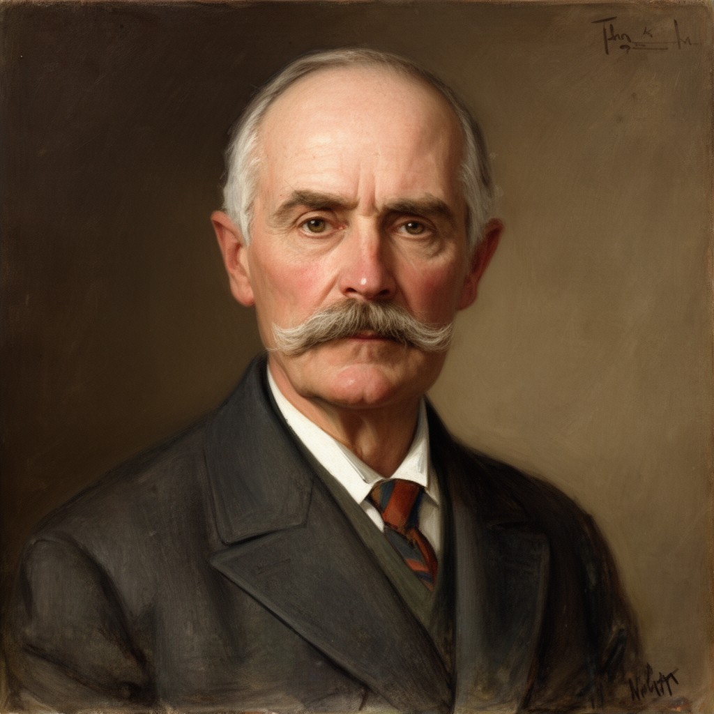 AI-generated illustration of Theo de Meester