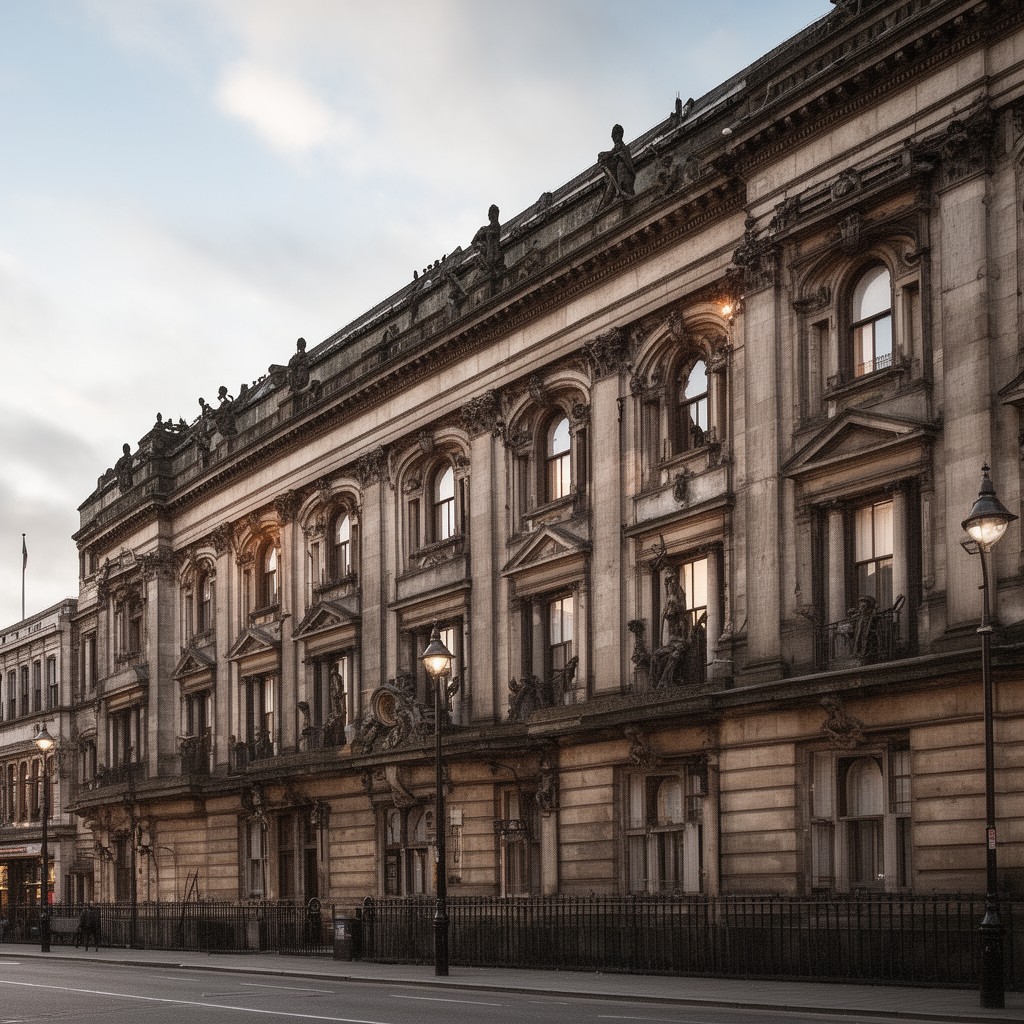AI-generated illustration of Manchester Athenaeum