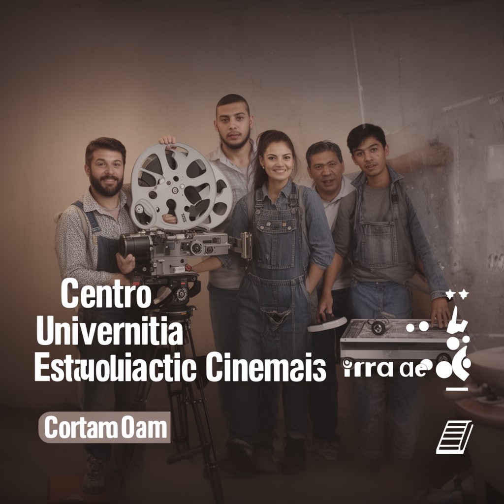 AI-generated illustration of Centro Universitario de Estudios Cinematográficos