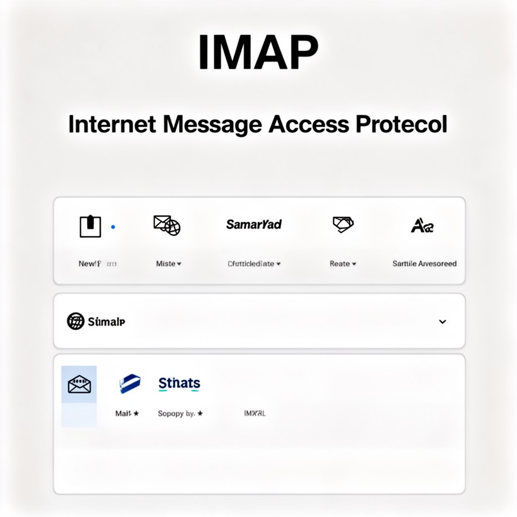 AI-generated illustration of IMAP