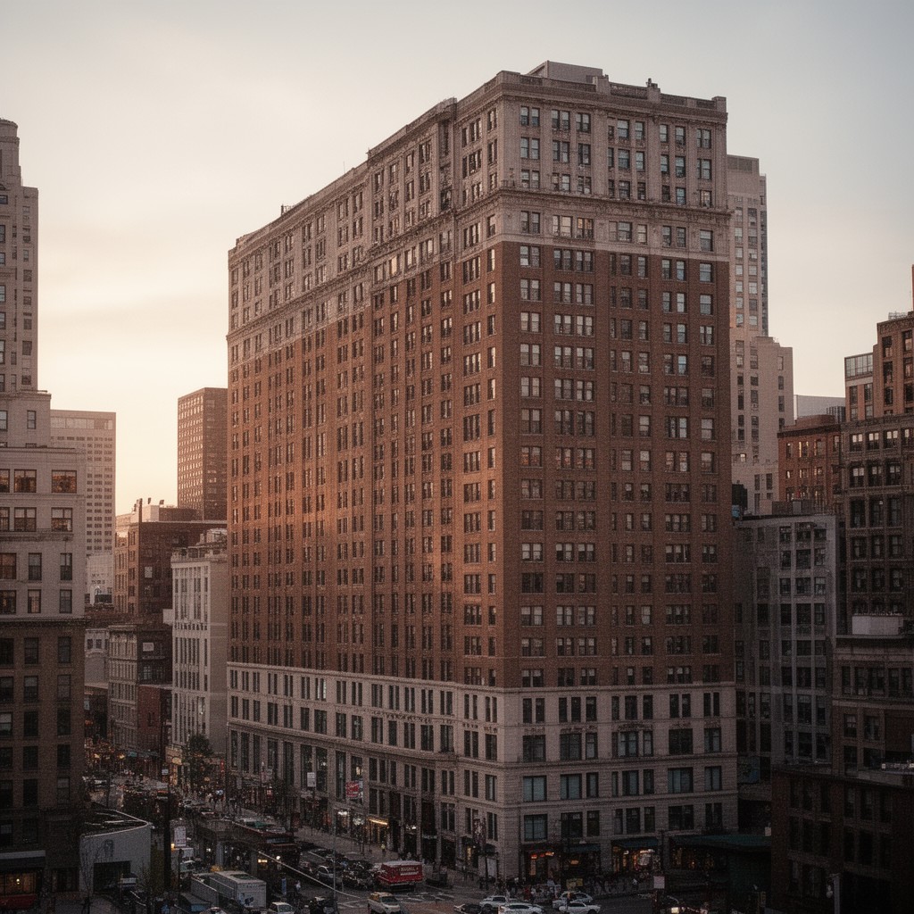 AI-generated illustration of Monadnock Building