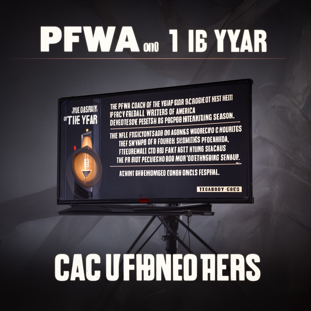 AI-generated illustration of PFWA Coach of the Year