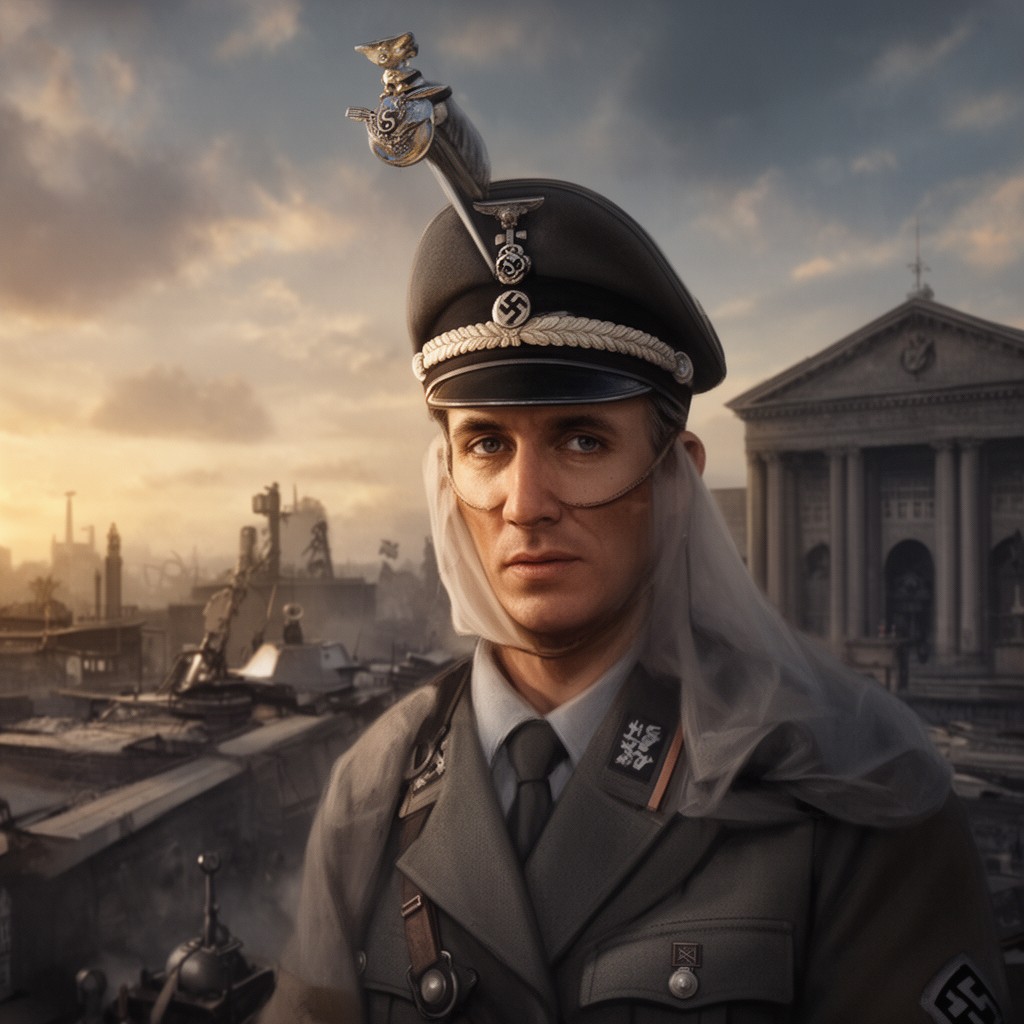 AI-generated illustration of SS-Obergruppenführer