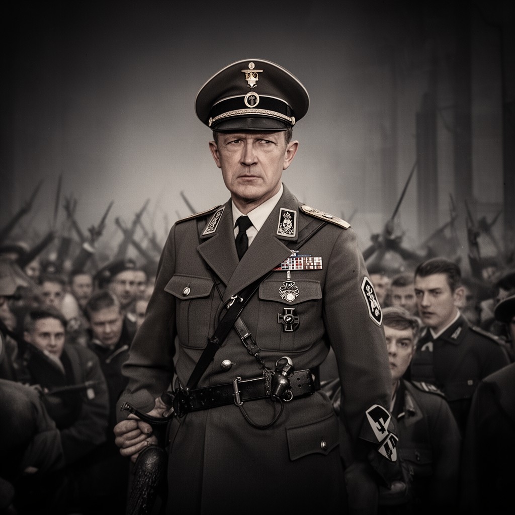 AI-generated illustration of Chief of the Reich Main Security Office