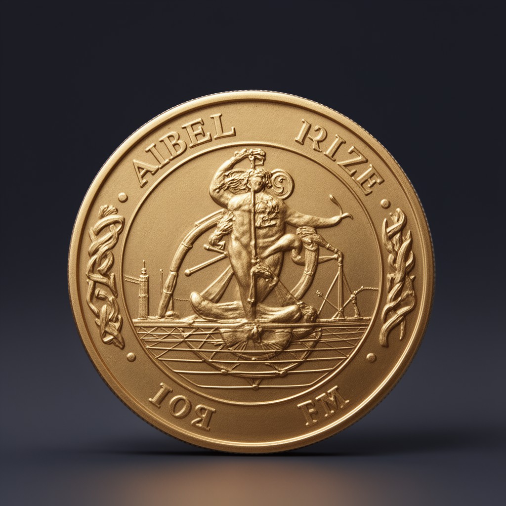 AI-generated illustration of Abel Prize