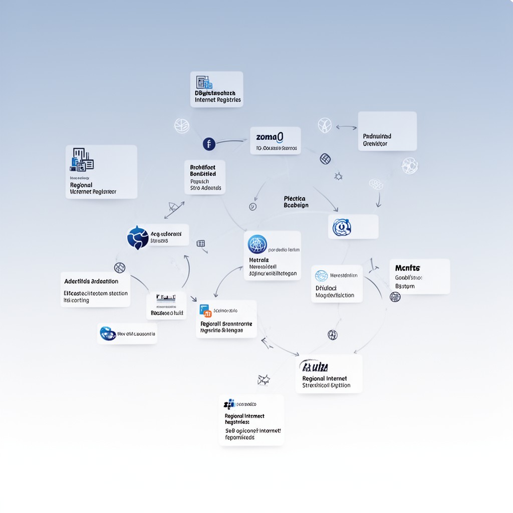 AI-generated illustration of Regional Internet Registries