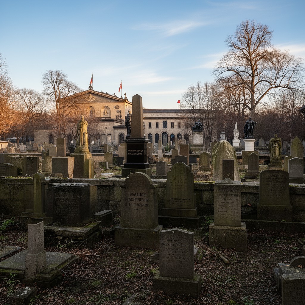 AI-generated illustration of Invalidenfriedhof, Berlin
