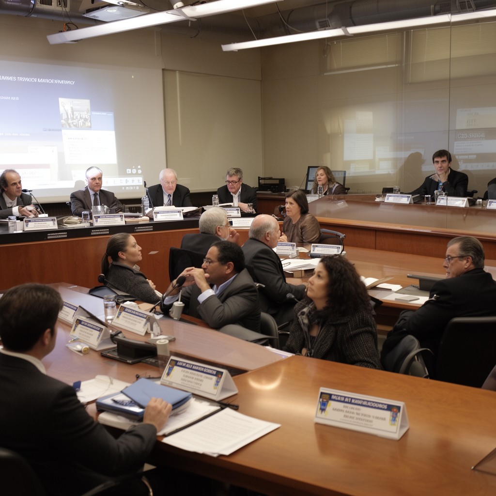 AI-generated illustration of San Mateo County Board of Supervisors
