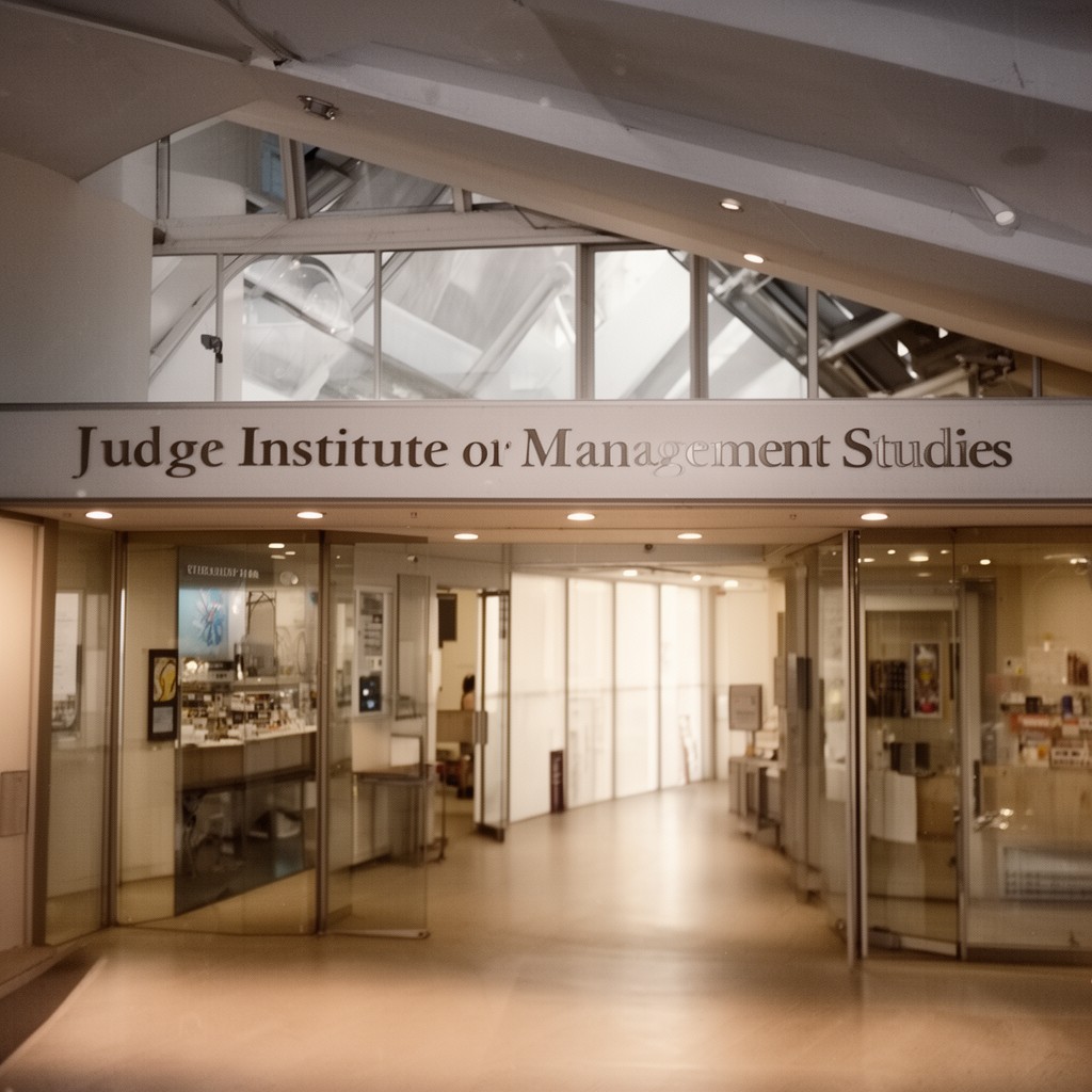 AI-generated illustration of Judge Institute of Management Studies