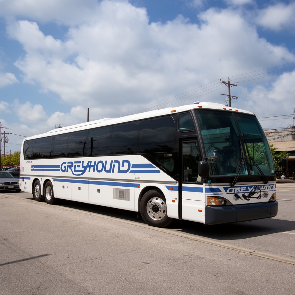 AI-generated illustration of Greyhound Lines