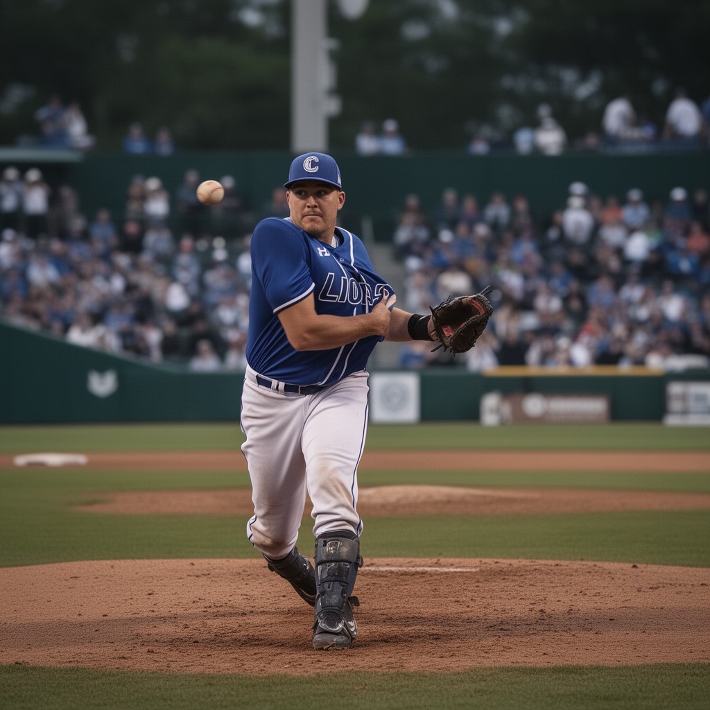 AI-generated illustration of Columbia Lions baseball