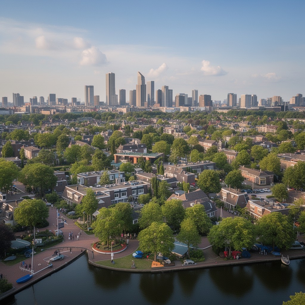 AI-generated illustration of Amstelveen