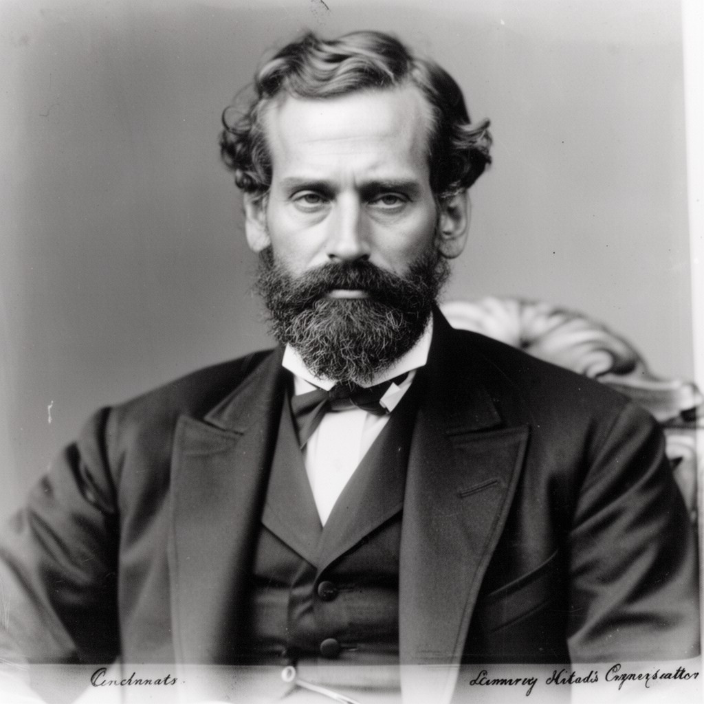 AI-generated illustration of Lucius Quintus Cincinnatus Lamar