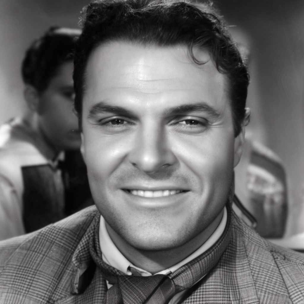 AI-generated illustration of Bruce Cabot