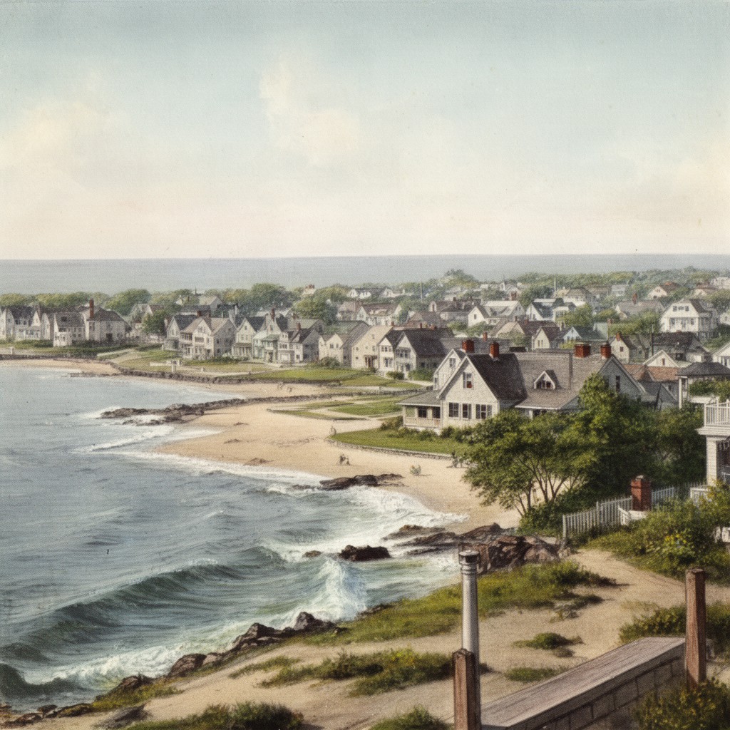 AI-generated illustration of Swampscott
