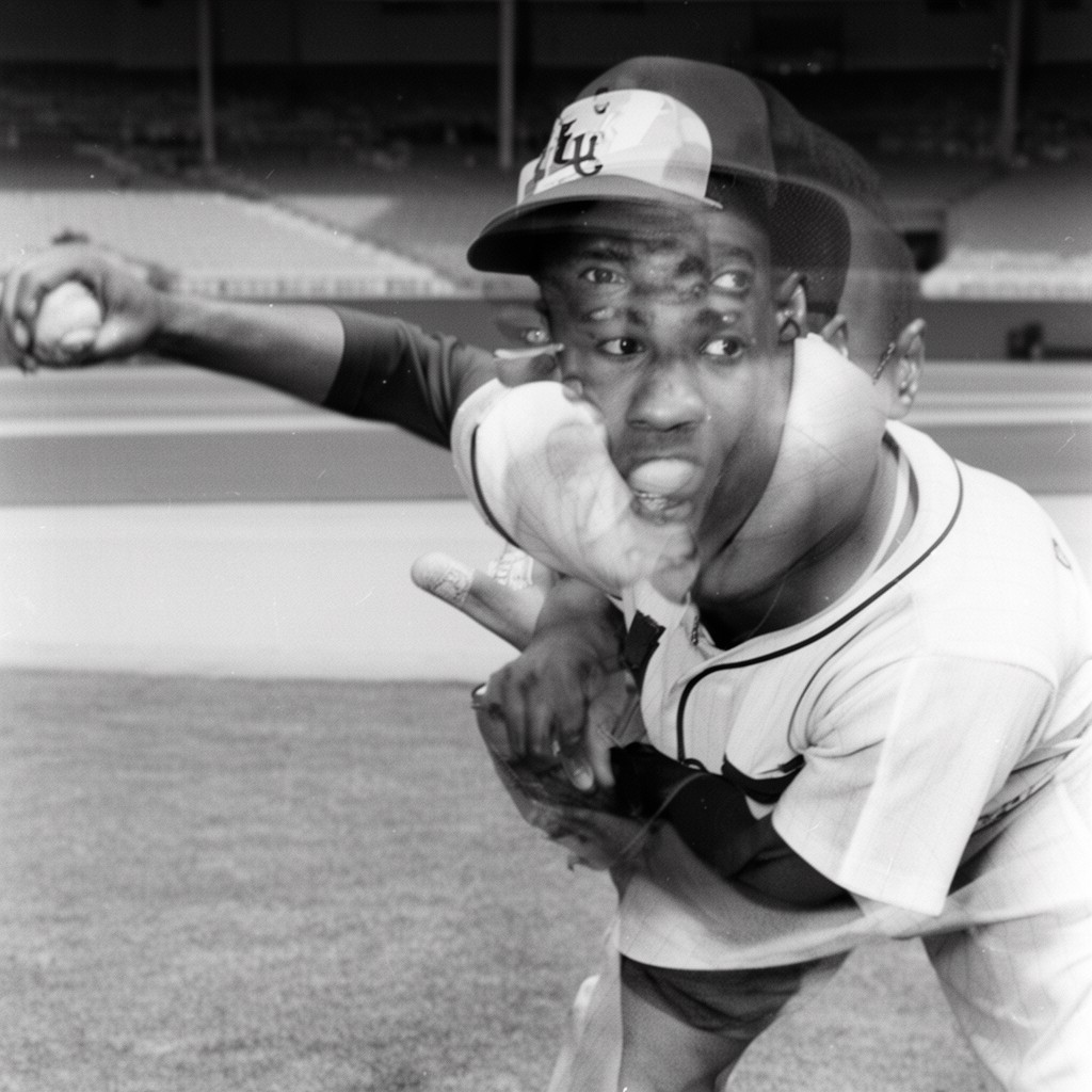 AI-generated illustration of Bob Gibson