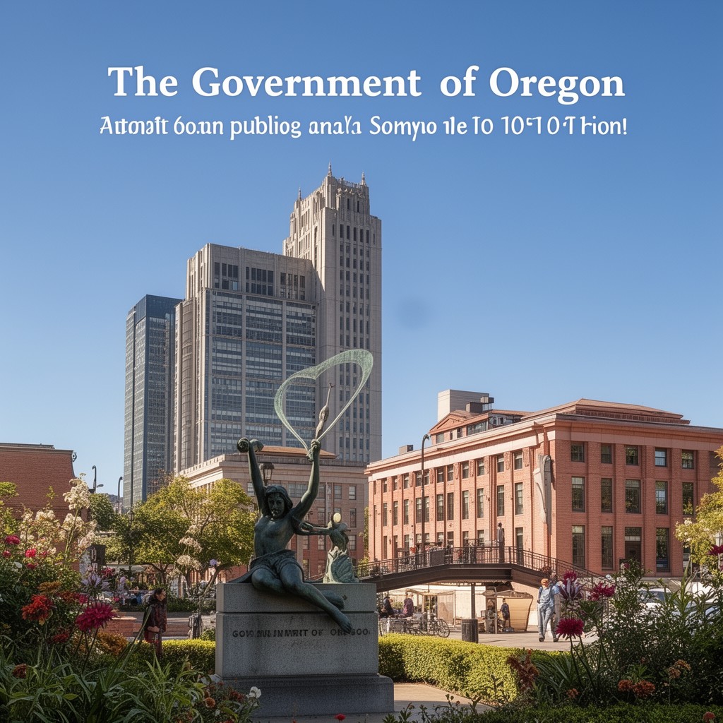 AI-generated illustration of Government of Oregon