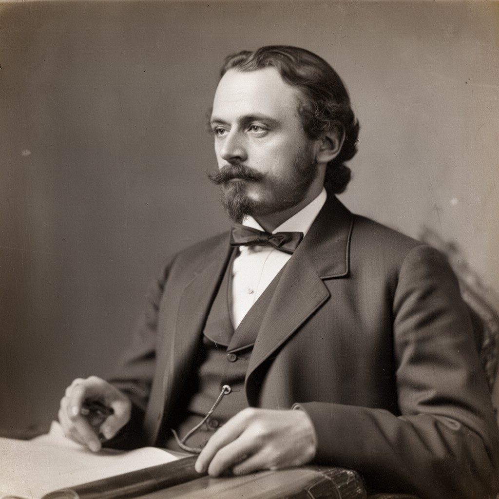 AI-generated illustration of George B. McClellan Jr.