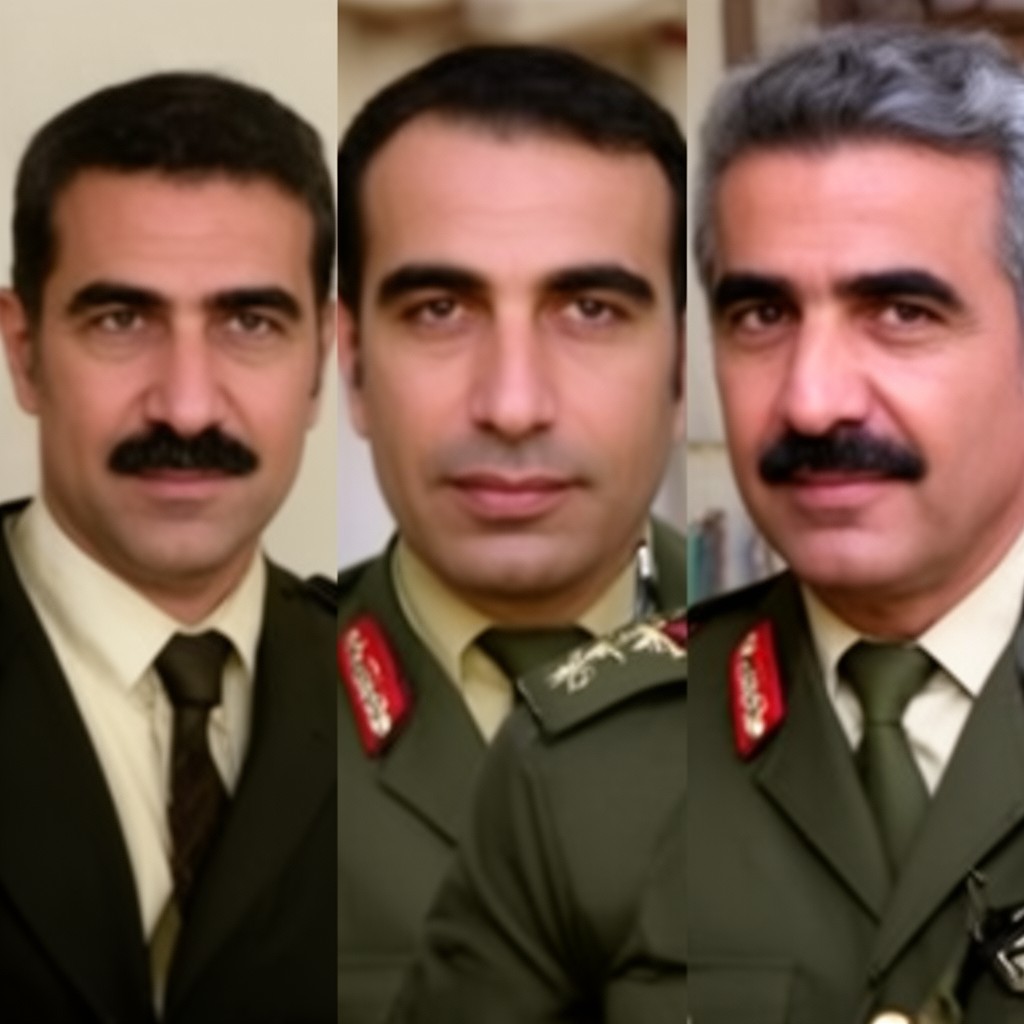 AI-generated illustration of Qusay Hussein