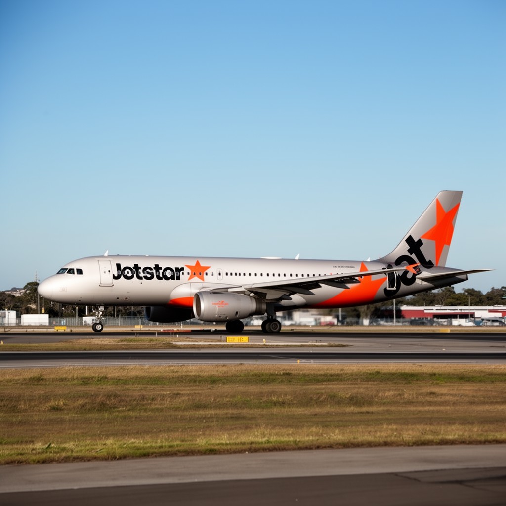 AI-generated illustration of Jetstar Airways