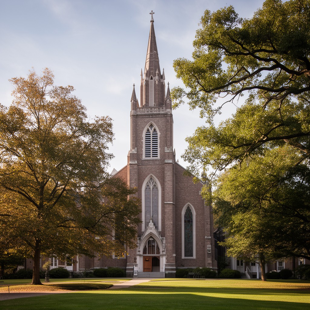 AI-generated illustration of Phillips Church