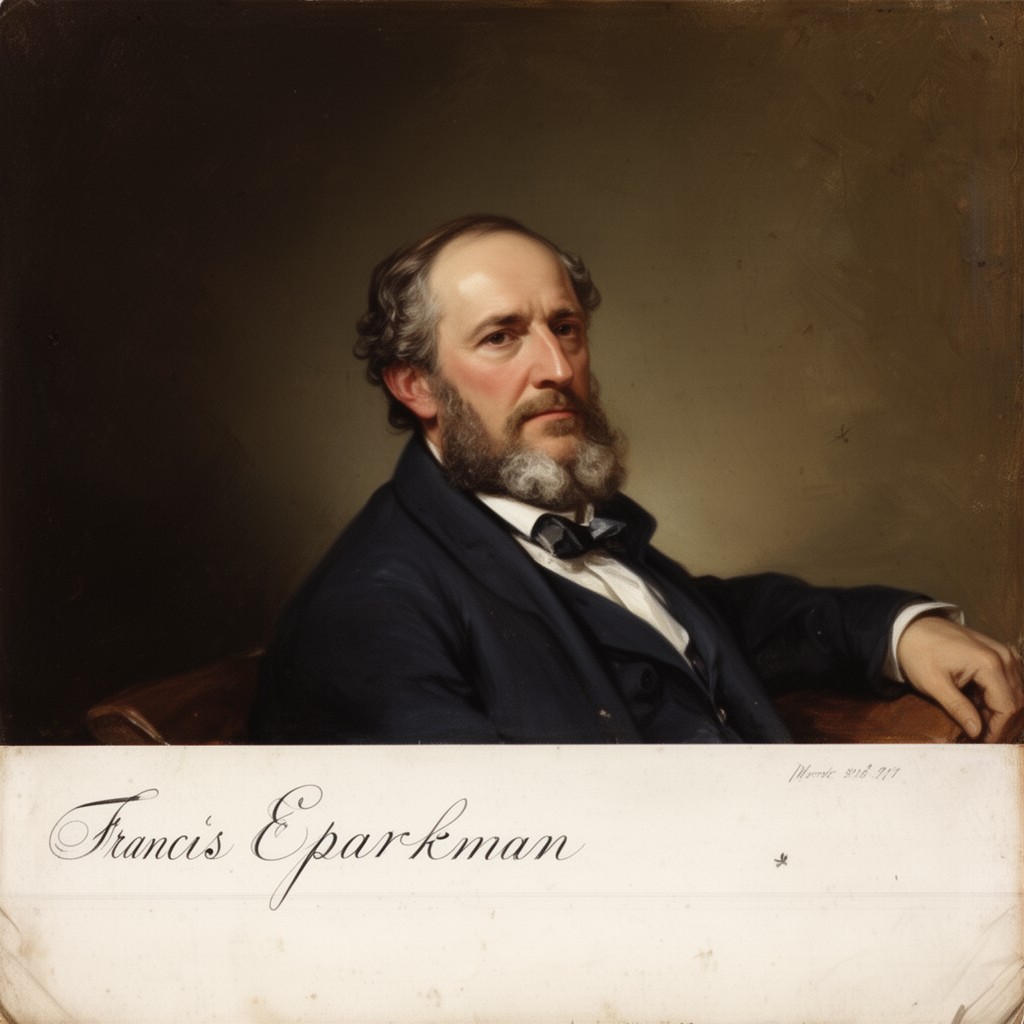 AI-generated illustration of Francis Parkman