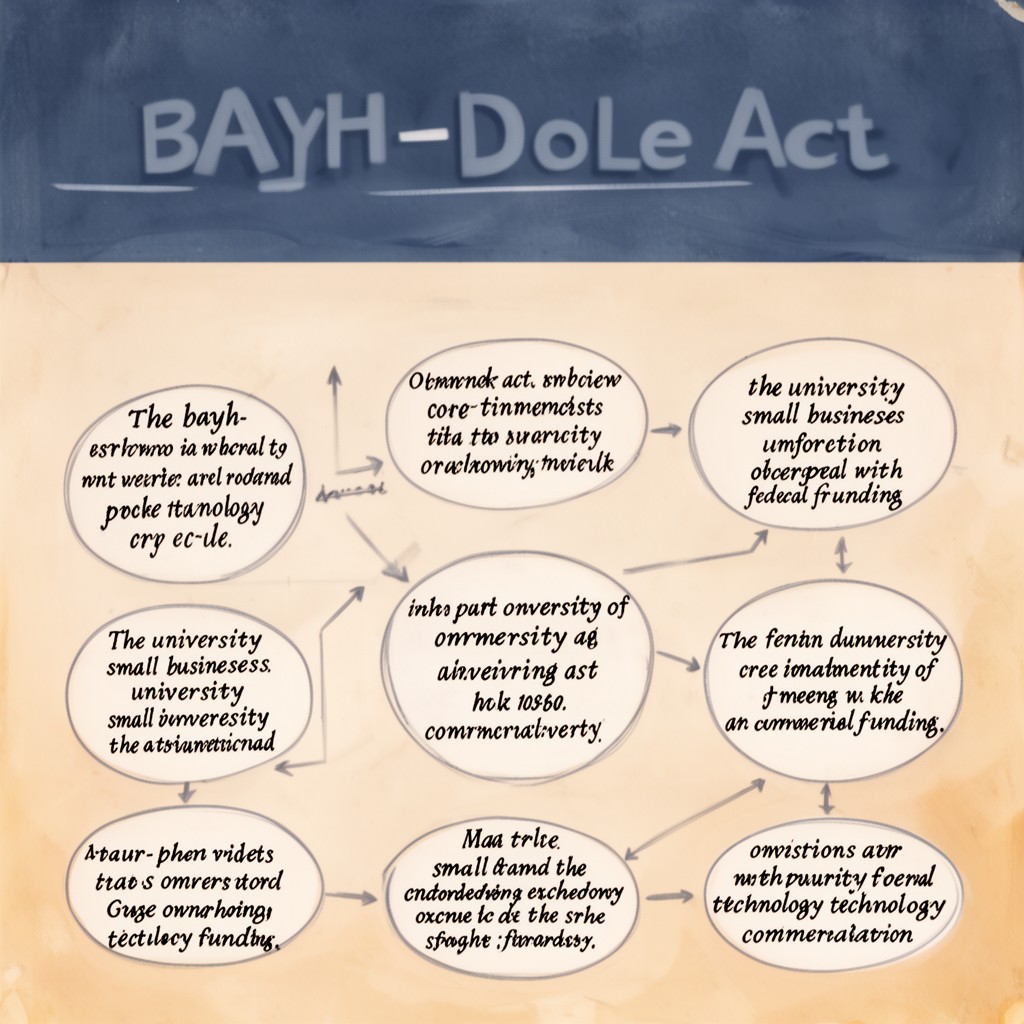 AI-generated illustration of Bayh–Dole Act