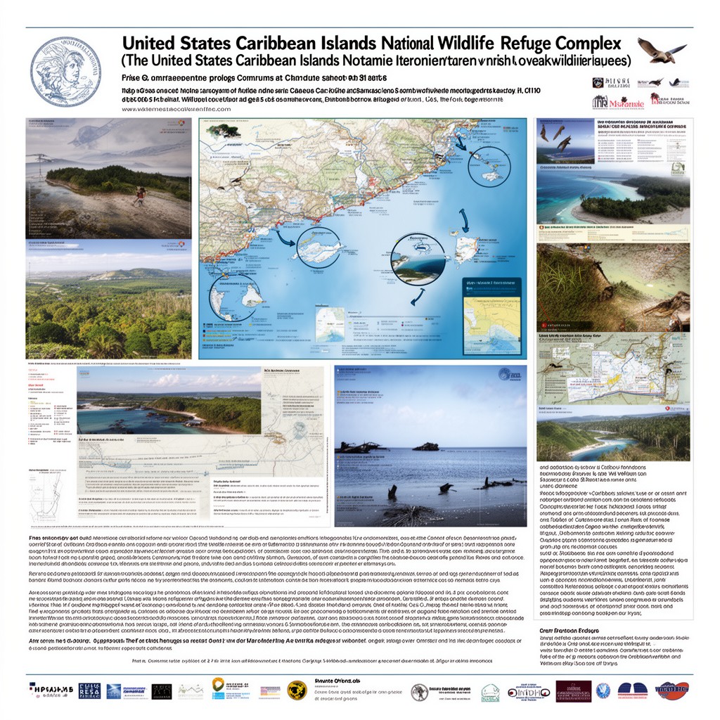 AI-generated illustration of United States Caribbean Islands National Wildlife Refuge Complex