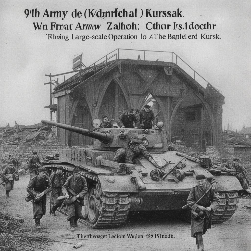 AI-generated illustration of 9th Army (Wehrmacht)