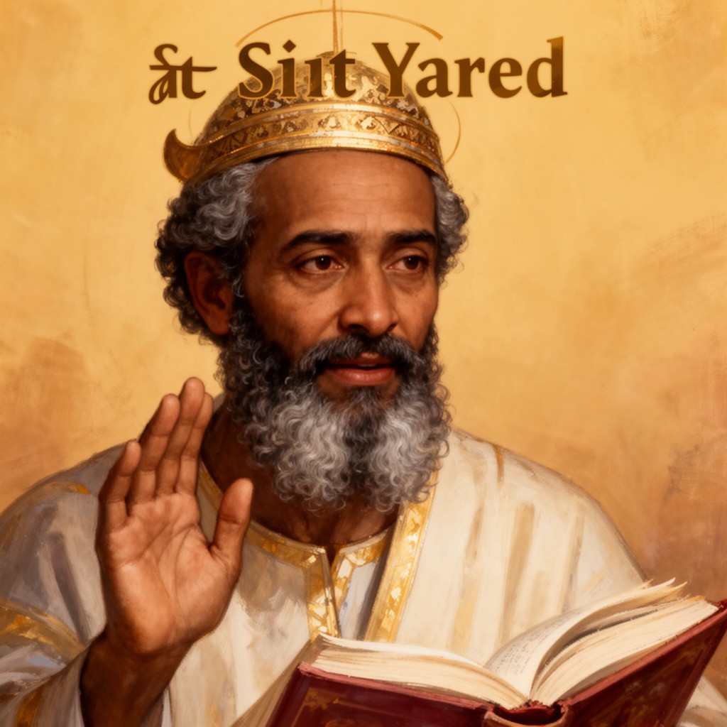 AI-generated illustration of Saint Yared