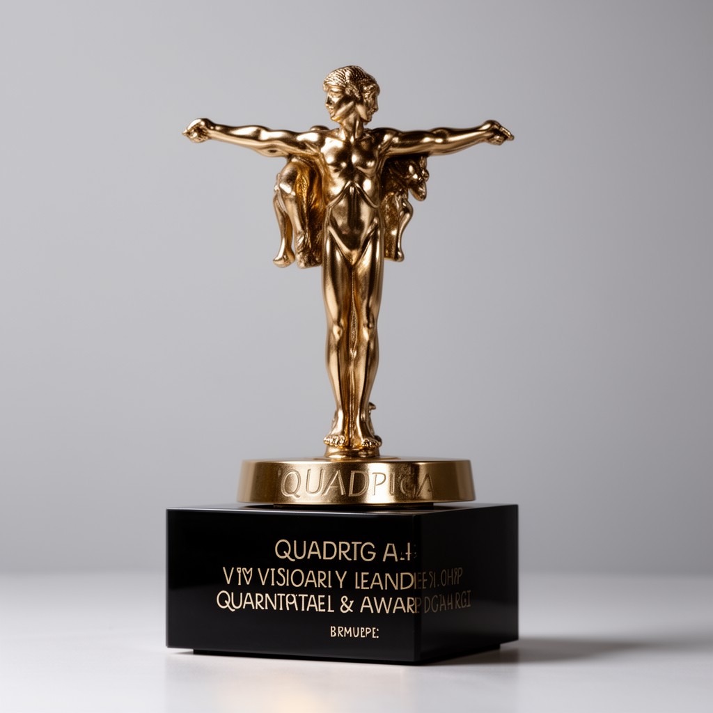AI-generated illustration of Quadriga award