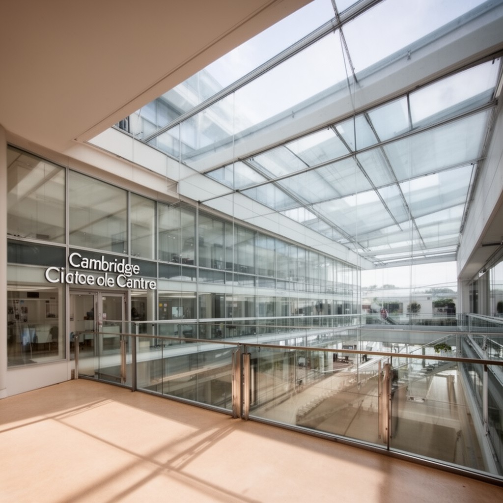 AI-generated illustration of Cambridge Clinical Research Centre