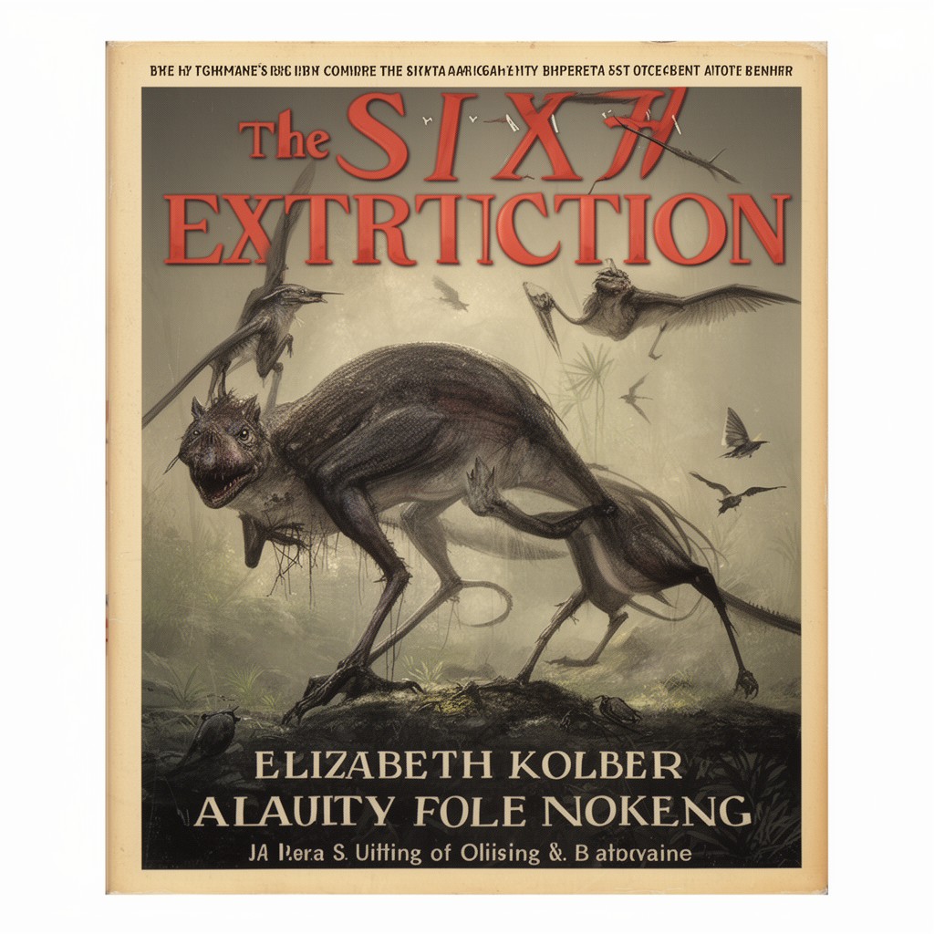 AI-generated illustration of The Sixth Extinction