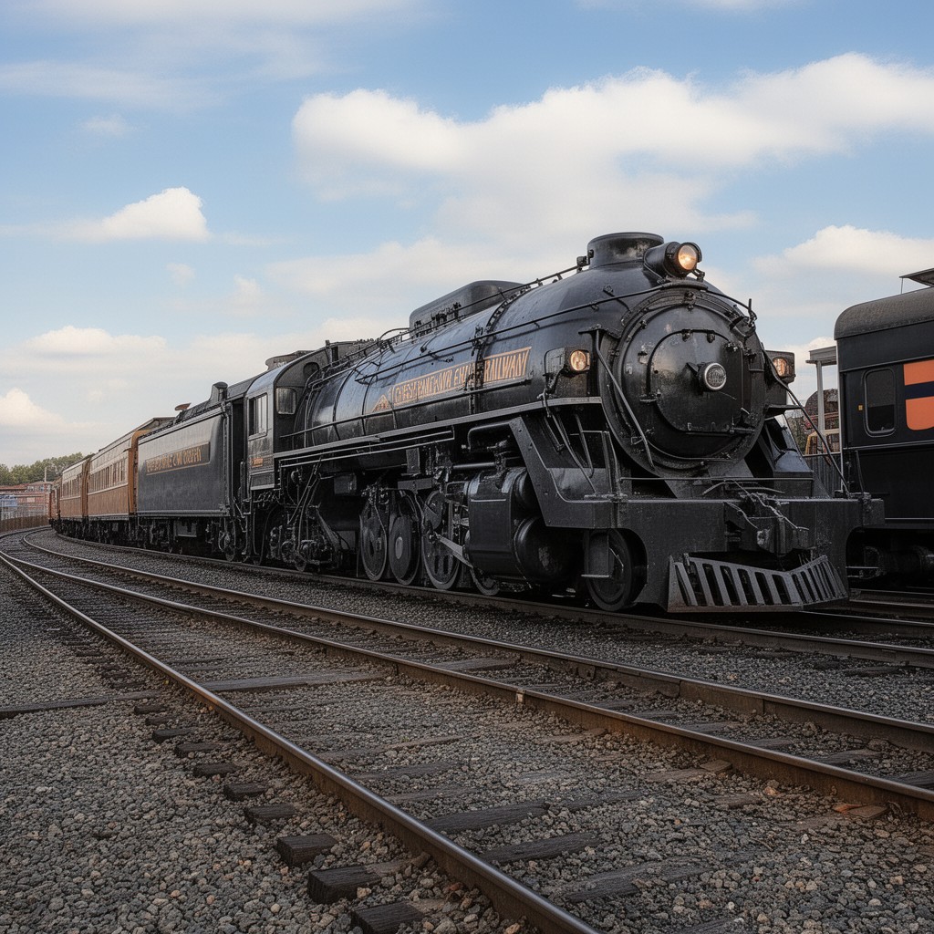 AI-generated illustration of Chesapeake and Ohio Railway